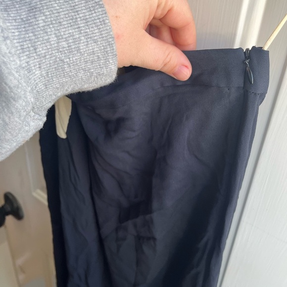 Ramona La Rue Black and Flower Print One Shoulder Tie Waist Jumpsuit Size XS - Picture 7 of 8